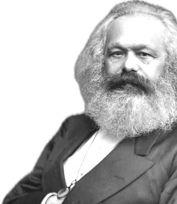 Karl Marx, photographed by John Mayall, 1875