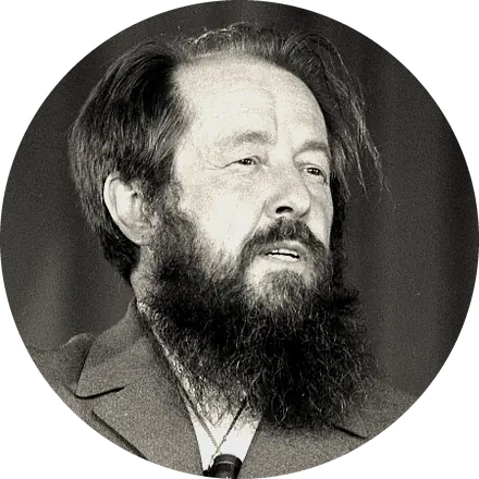 Aleksandr Solzhenitsyn speaking in 1975, photographed by Marion S. Trikosko