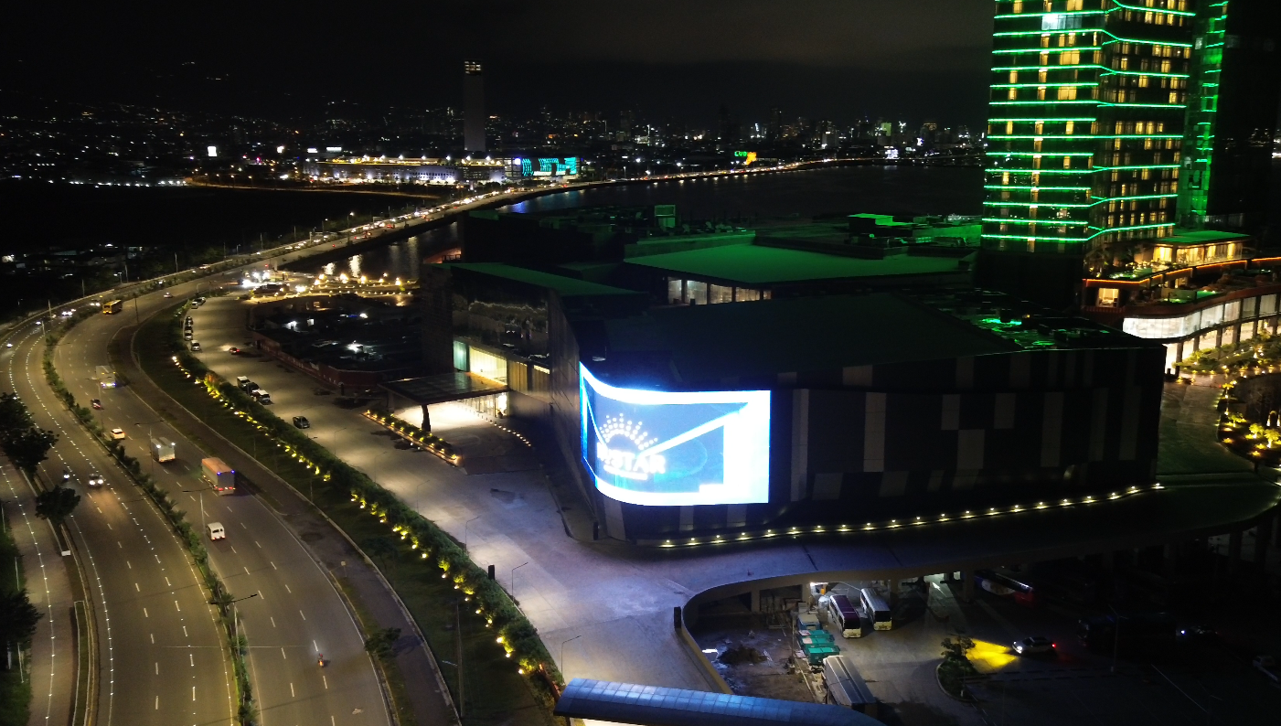 Nustar Hotel and Resort in SRP, Cebu City. 5 star hotel with massive LED screen, top advertisemnt space in Cebu, Philippines.